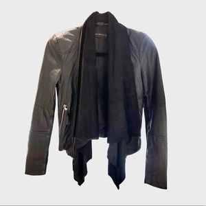 Zara sheep leather jacket xs
